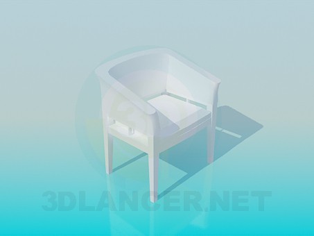 3D Modell Weicher Stuhl - Vorschau