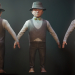 3d Small man mr Anderson - Dwarf model buy - render