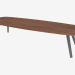 3d model Coffee table (Walnut 120x40x30) - preview