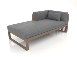 Modular sofa, section 2 left (Bronze)