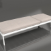 modèle 3D Chaise longue à roulettes (Blanc) - preview
