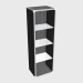 3d model Bookstand (with glass shelves and lighting) - preview