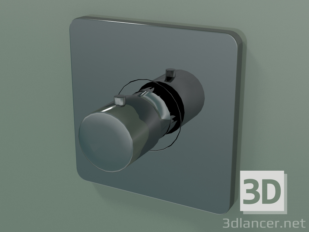 3d model HighFlow flush-mounted thermostat (34716330) - preview