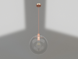 Pendant Mercury transparent (with copper fasteners) (07564-20.21)