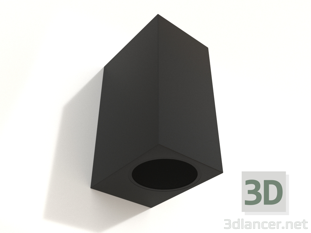 3D Modell Wand-Straßenlampe (6514) - Vorschau