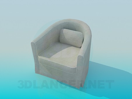 modelo 3D Sillón - escuchar modelo 3D Sillón - escuchar