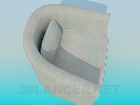 modelo 3D Sillón - escuchar modelo 3D Sillón - escuchar