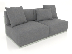 Módulo de sofá seção 4 (cinza cimento)