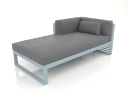 Modulares Sofa, Teil 2 links (Blaugrau)