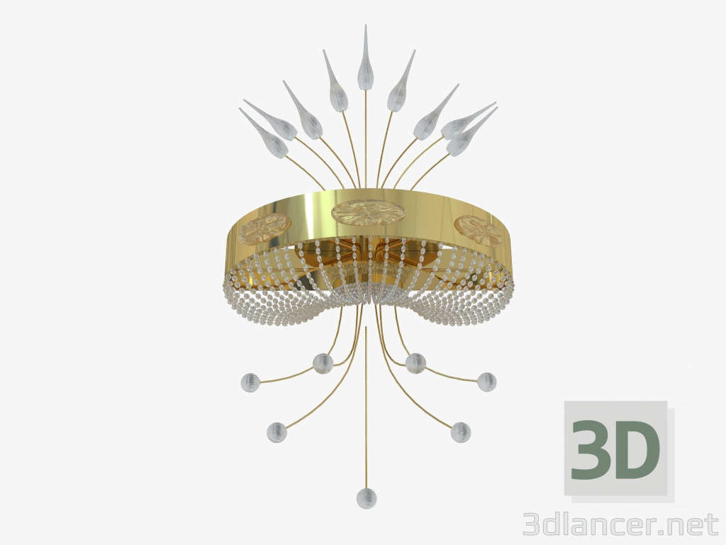 3D Modell Wandleuchter Dolce Vita (431 3A) - Vorschau