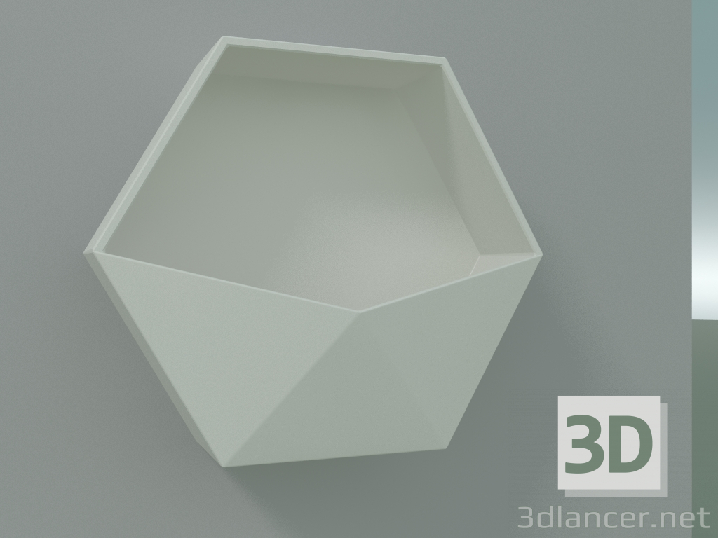 3D Modell Aquilone-Tablett (RAL 9016) - Vorschau