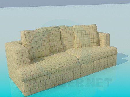 3D Modell Sofa - Vorschau