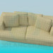 3D Modell Sofa - Vorschau