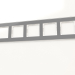 3d модель Рамка на 5 постов Favorit (серый, стекло) – превью