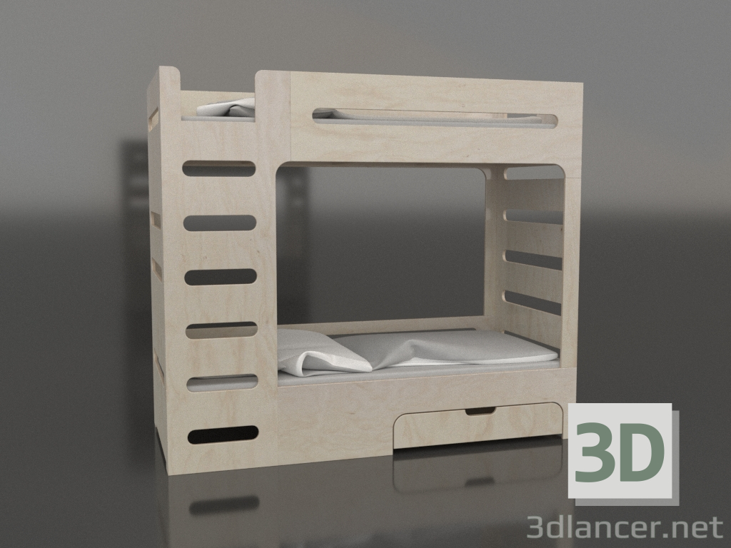 modèle 3D Lit superposé MOVE EL (UNMEL2) - preview