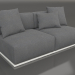modello 3D Modulo divano sezione 4 (Grigio agata) - anteprima
