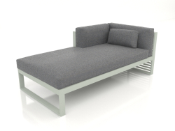 Modular sofa, section 2 left (Cement gray)