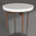 3 डी मॉडल गोल कॉफ़ी टेबल Ø60 (सफ़ेद, डेकटन क्रेटा) - पूर्वावलोकन