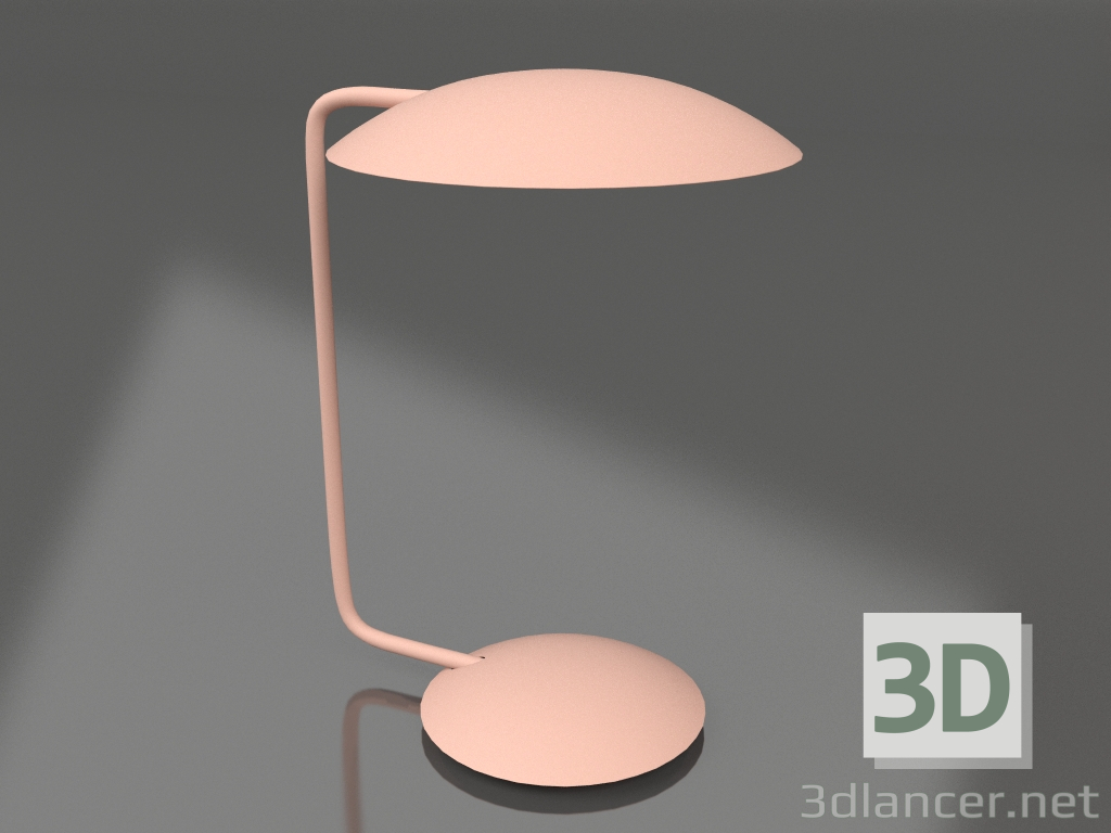 3D modeli Pixie masa lambası (Pembe) - önizleme