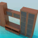 3d model Сabinet in the living room - preview