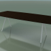 modèle 3D Table en forme de savon 5421 (H 74 - 100x240 cm, pieds 150 °, plaqué L21 wengé, V12) - preview