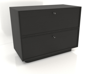 3D-Modell "Schrank TM 15 (800x400x621, Holz schwarz)"