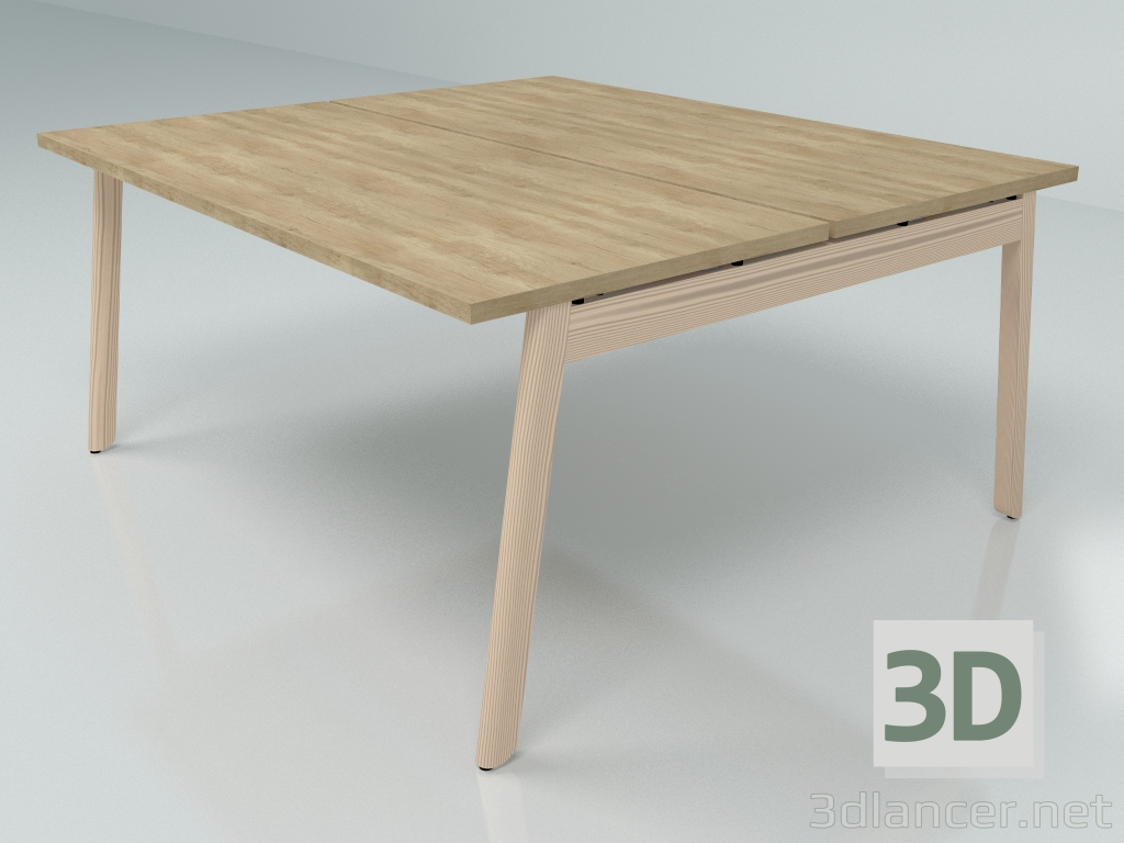 3D modeli Çalışma masası Ogi B Bench Slide BOB46 (1600x1410) - önizleme