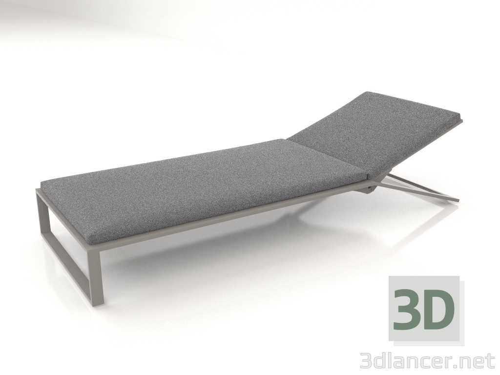 3D modeli Uzanma koltuğu (Kuvars grisi) - önizleme