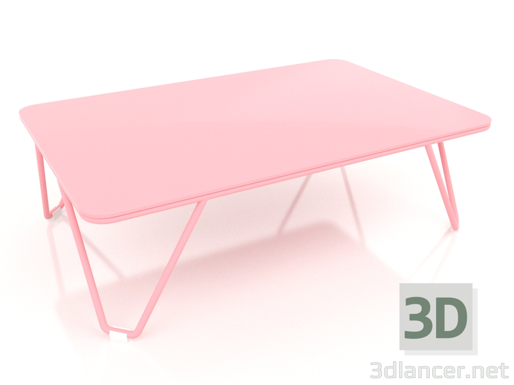 3 डी मॉडल कॉफ़ी टेबल (गुलाबी) - पूर्वावलोकन