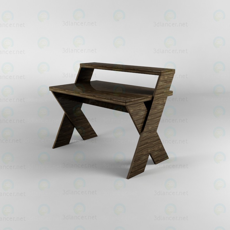 Escritorio de computadora 3D modelo Compro - render Escritorio de computadora 3D modelo Compro - render
