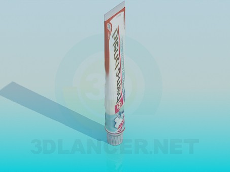 3d model toothpaste - preview 3d model toothpaste - preview
