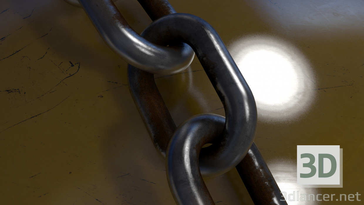 3d model CHAIN LINK - preview