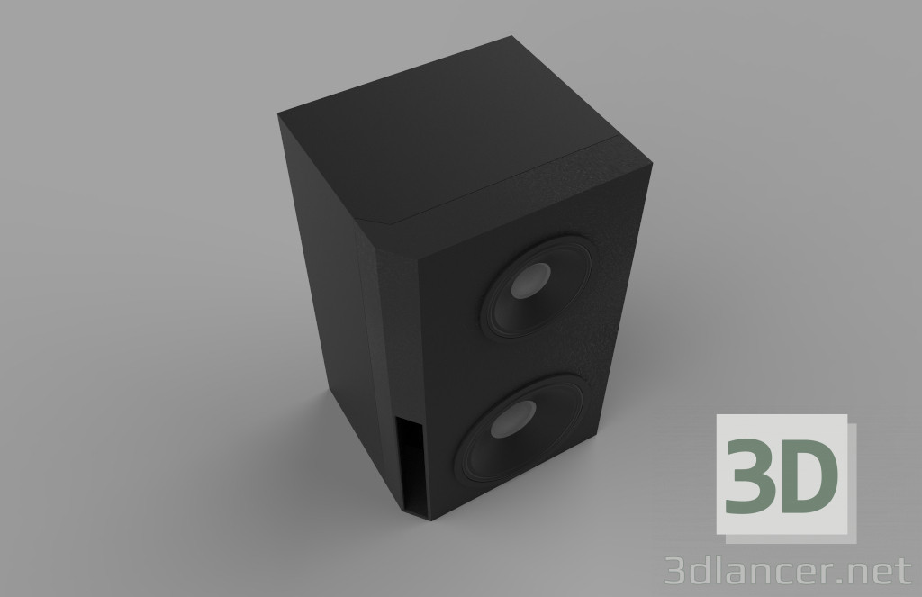modèle 3D Enceinte acoustique - preview