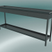3d model Newport console with 3 drawers and shelf - preview