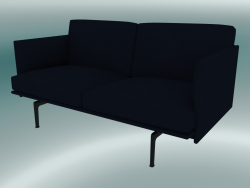 Studio sofa Outline (Vidar 554, Nero)