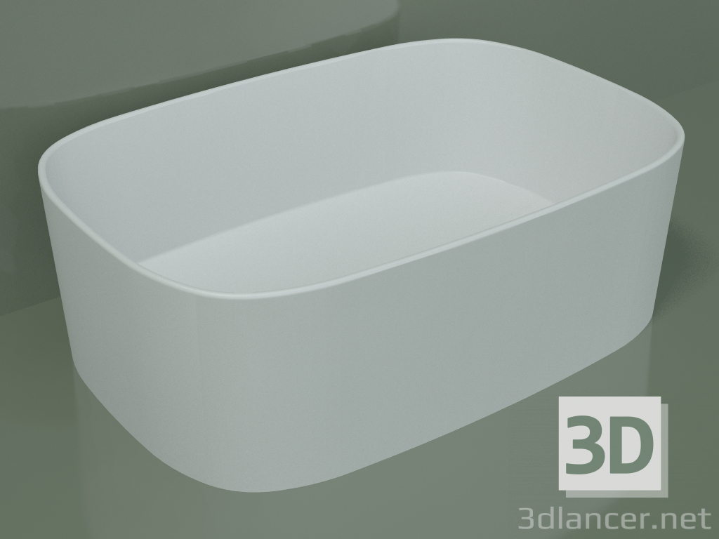 3D Modell Arbeitsplatte Waschbecken (L 48, P 33, H 16 cm) - Vorschau