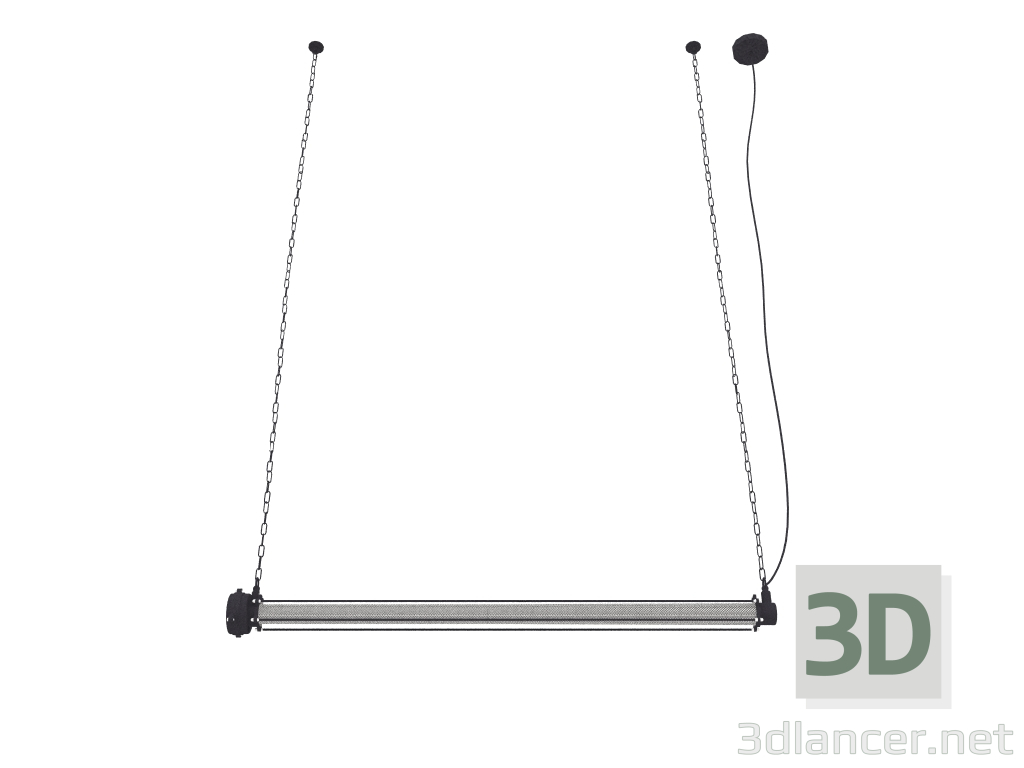 modèle 3D Lampe à suspension Prime XL (Noir) - preview