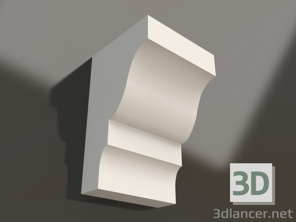 3D modeli Alçı braketi KR 004 (140x85x90) - önizleme