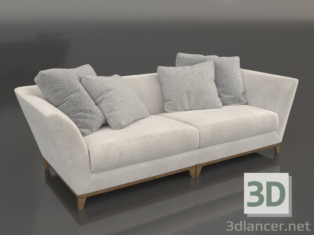 3D modeli Blossom kanepe - önizleme