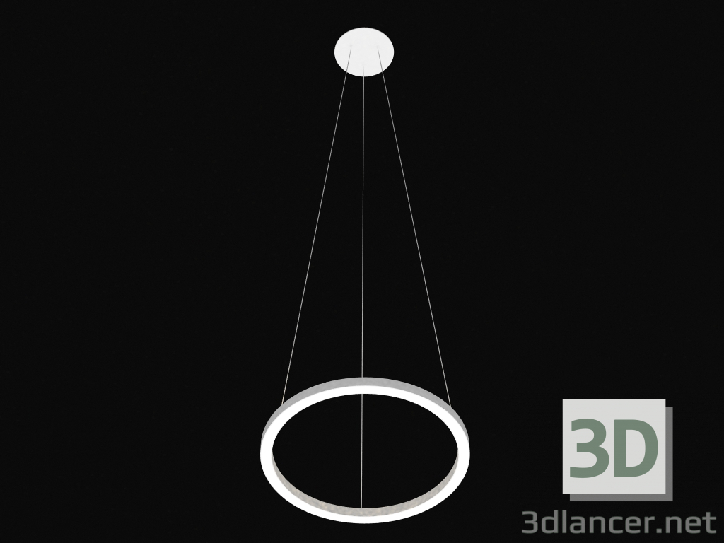 modello 3D sospensione LED (DL18554_01WW D450) - anteprima