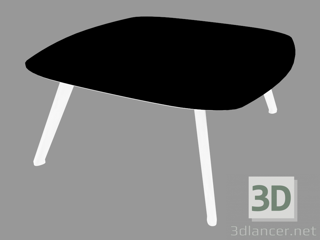 3 डी मॉडल कॉफी टेबल (ब्लैक फेनिक्स 60x60x30) - पूर्वावलोकन