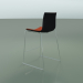 3d model Bar chair 0477 (on the slide, with upholstery in the front, polypropylene PO00109) - preview