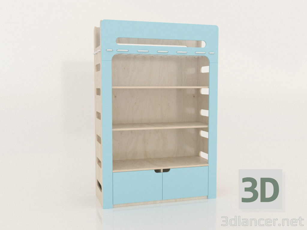 3d model Bookcase MOVE D (KBMDAA) - preview