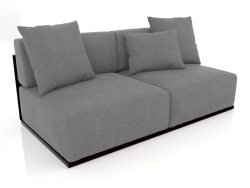 Seção 4 do módulo do sofá (preto)