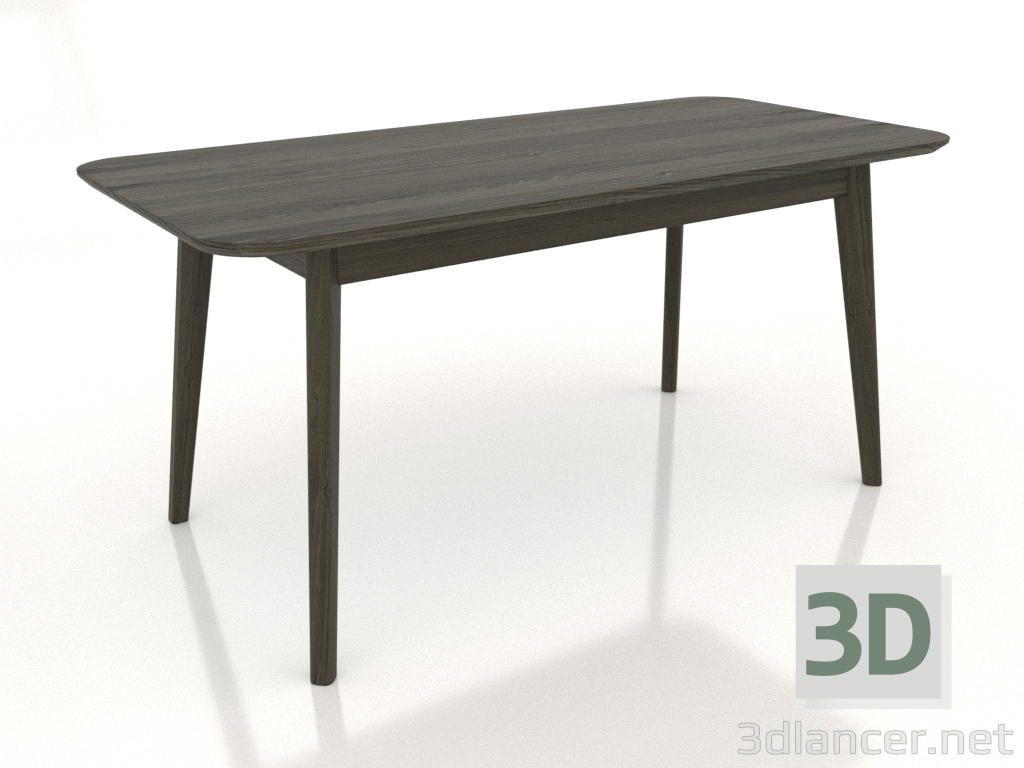 3d model Dining table LARGE 1600x750 mm (ash walnut) - preview