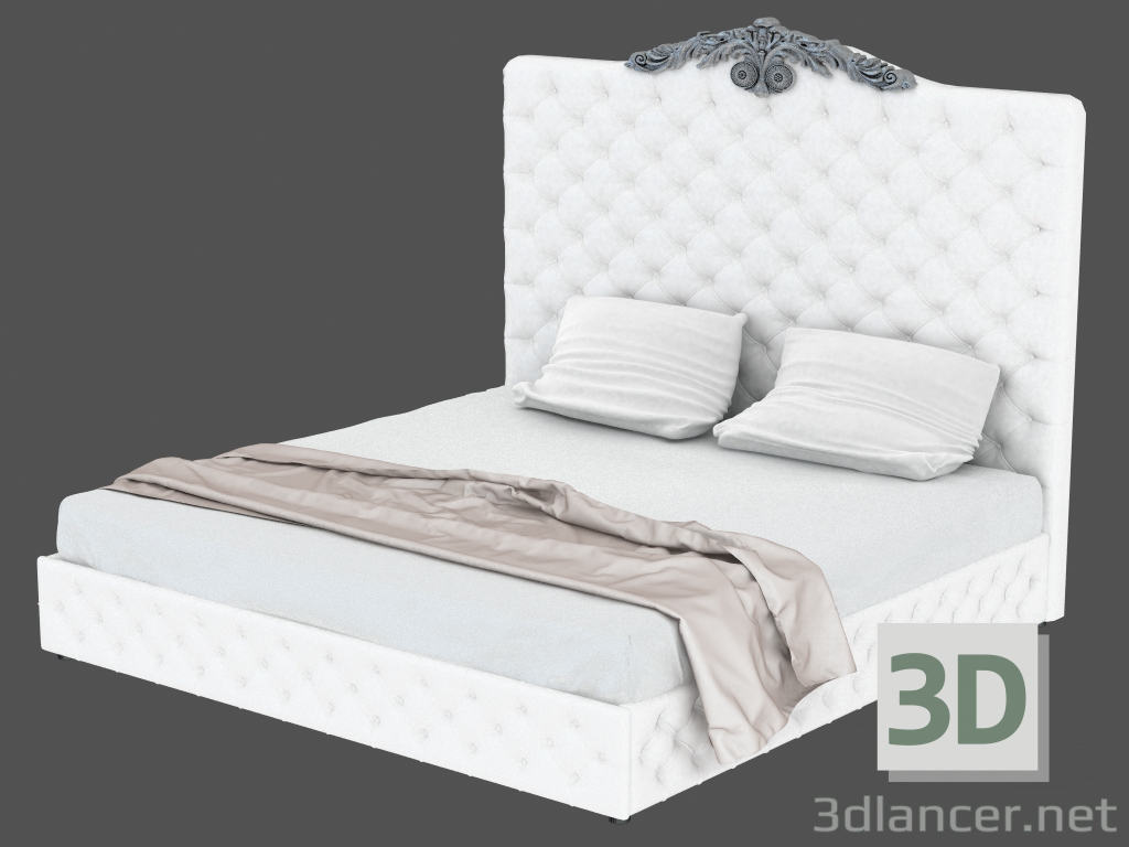 3d model Double bed AVERY letto (2180) - preview