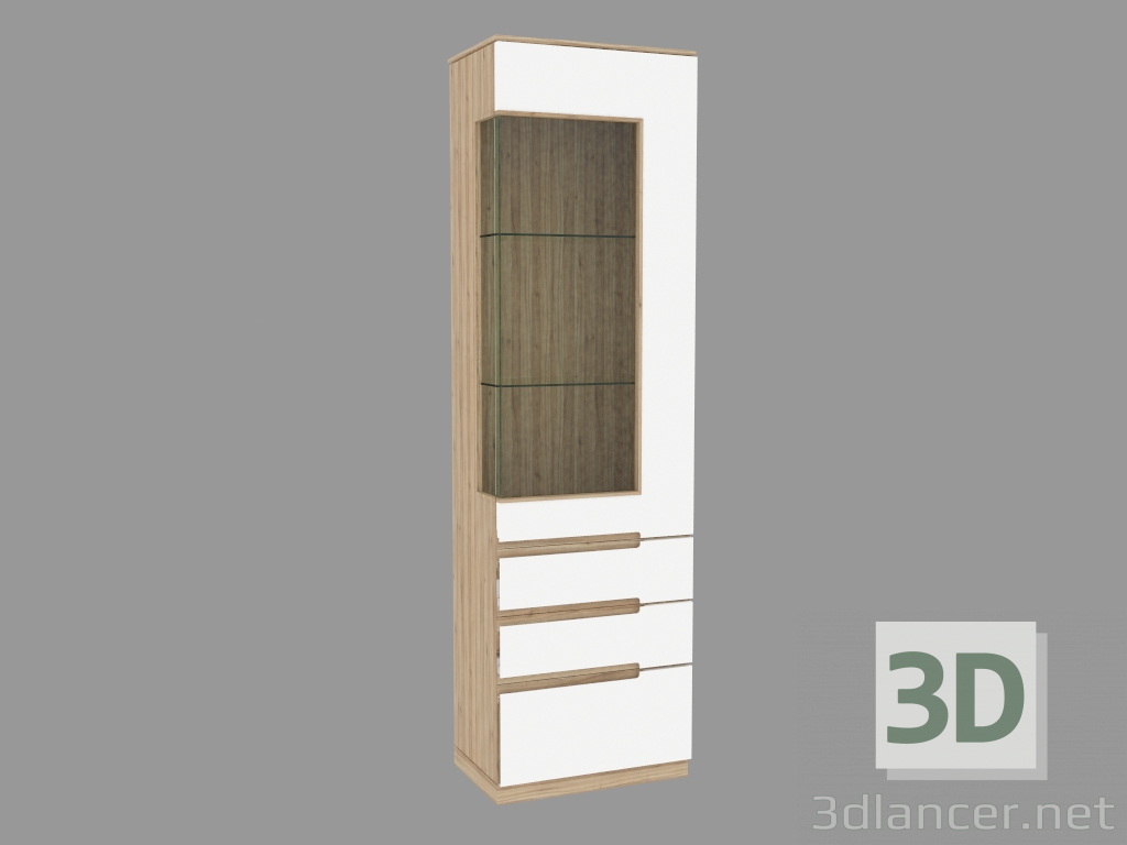 Modelo 3d Elemento da parede de móveis (5922-29) - preview