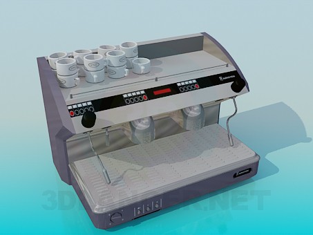 modèle 3D Machine à café pour café - preview