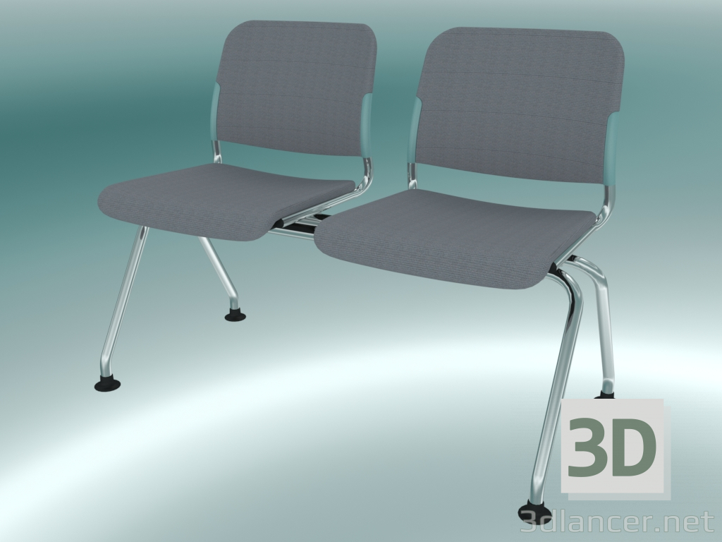 3d model Double bench (500L2) - preview
