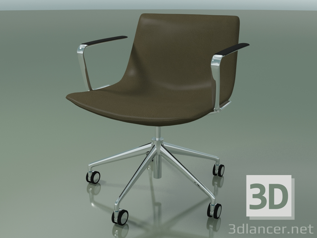 Modelo 3d Cadeira de escritório 2120CI (5 rodas, com braços) - preview